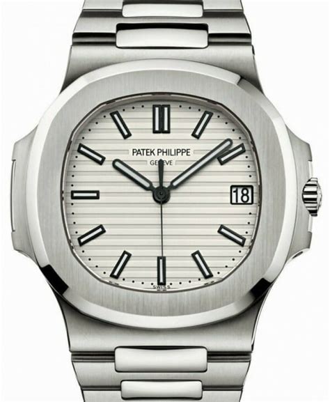 patek philippe nautilus white face|patek philippe nautilus cost.